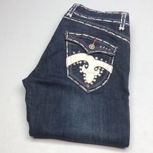 LIKE NEW MONIEQ'S JEANS MIDRISE STRAIGHT LEG 9/29x34 ⭐